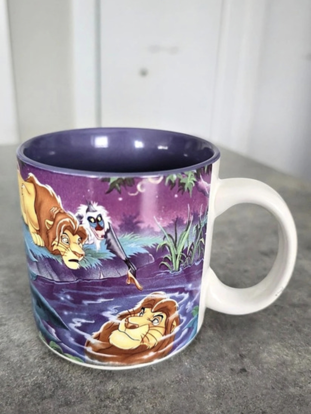 Disney Lion King Purple Character Mug